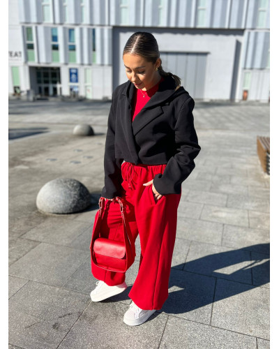 Spodnie dresowe Fashion By o la la...! red kiss