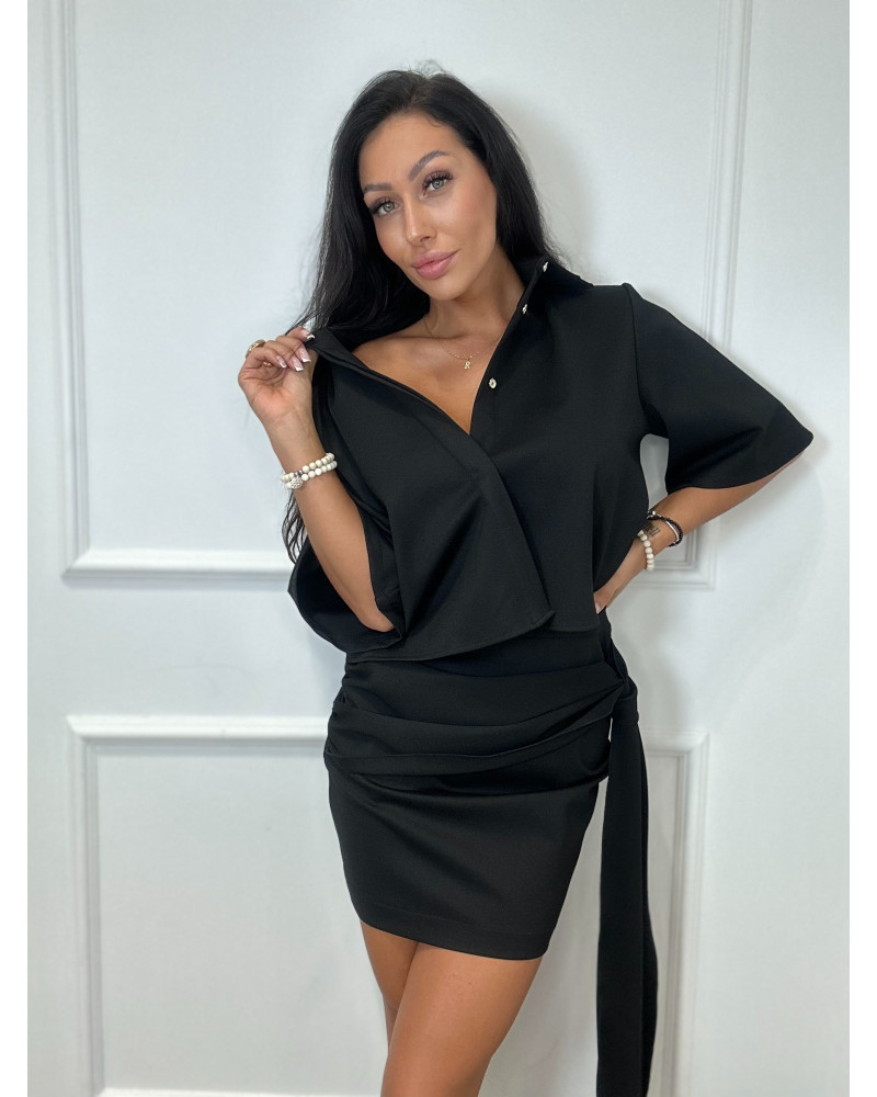 Komplet koszula ze spódnicą La Milla czarny