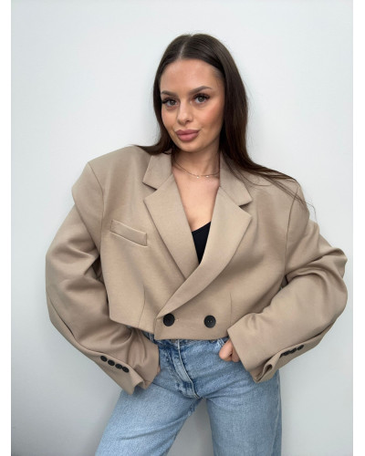 Marynarka dresowa EMO jasny beż