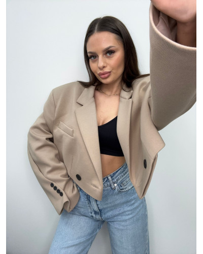 Marynarka dresowa EMO jasny beż