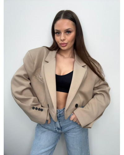 Marynarka dresowa EMO jasny beż