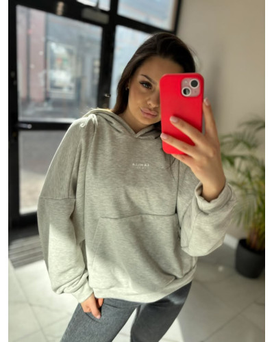 Bluza z kapturem La Milla szara