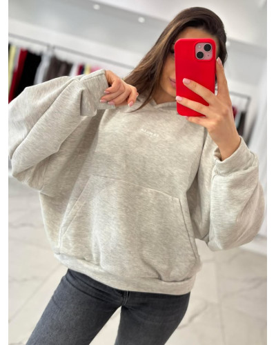 Bluza z kapturem La Milla szara