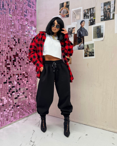 Koszula flanelowa w kratę La Milla czerwona