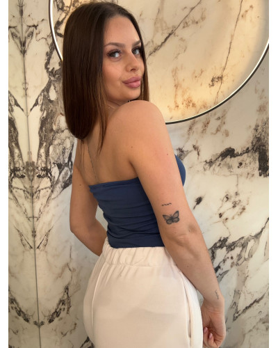 Top tuba By o la la...! denim