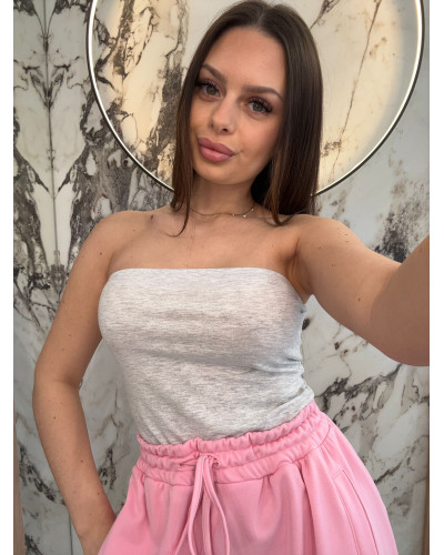 Top tuba By o la la...! szary melanż