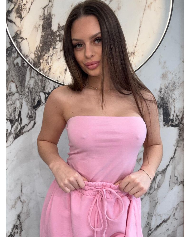 Top tuba By o la la...! sugar pink