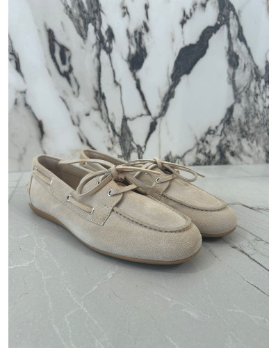 Mokasyny zamszowe By o la la...! beżowe