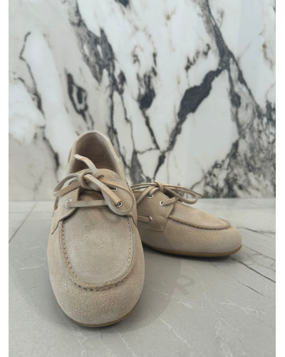 Mokasyny zamszowe By o la la...! beżowe