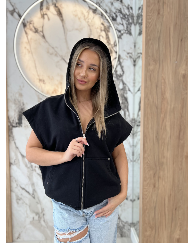 Kamizelka na zamek By o la la...! czarna