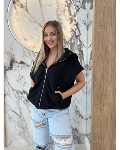 Kamizelka na zamek By o la la...! czarna