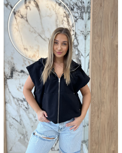 Kamizelka na zamek By o la la...! czarna