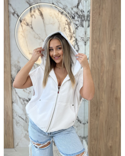 Kamizelka na zamek By o la la...! biała