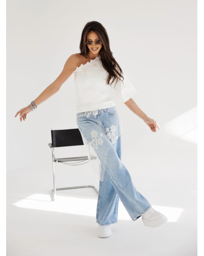 Pareo koronkowe By o la la...! białe