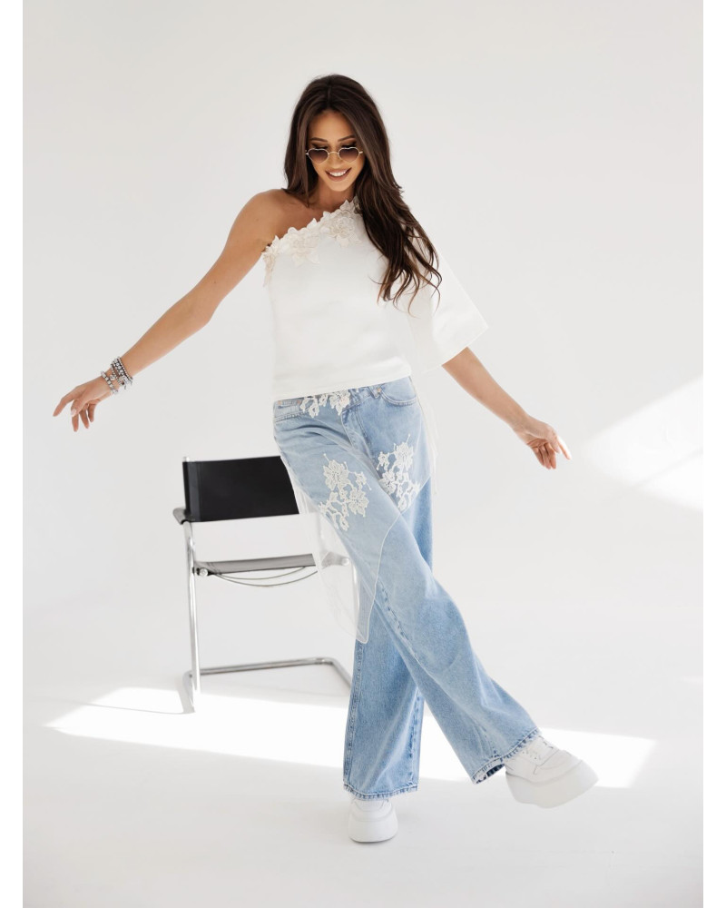 Pareo koronkowe By o la la...! białe