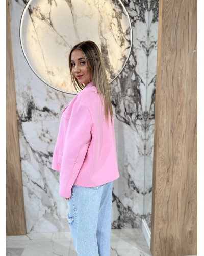 Marynarka pudełkowa By o la la..! sugar pink