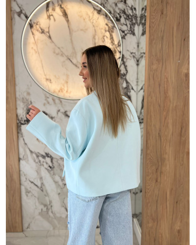 Marynarka pudełkowa By o la la..! blue mint