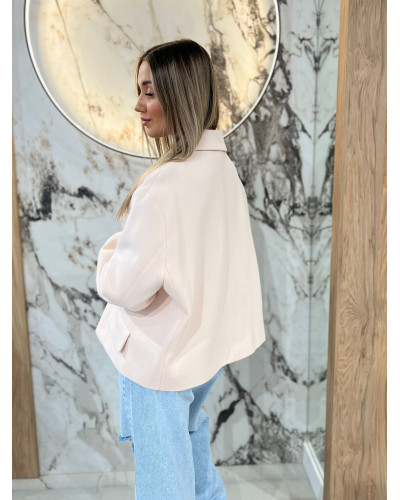 Marynarka pudełkowa By o la la..! beżowa