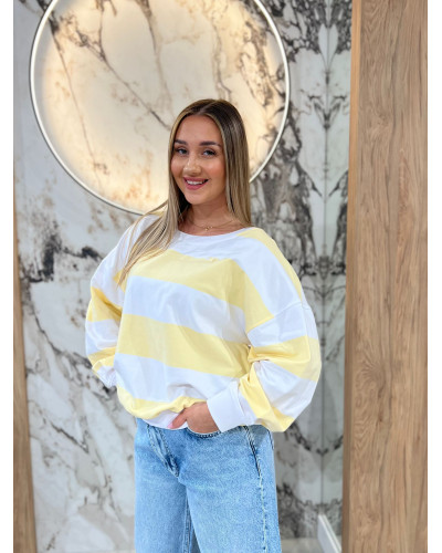 Bluza w pasy By o la la...! sunshine