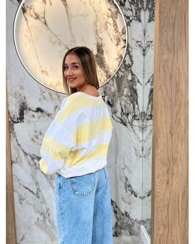 Bluza w pasy By o la la...! sunshine