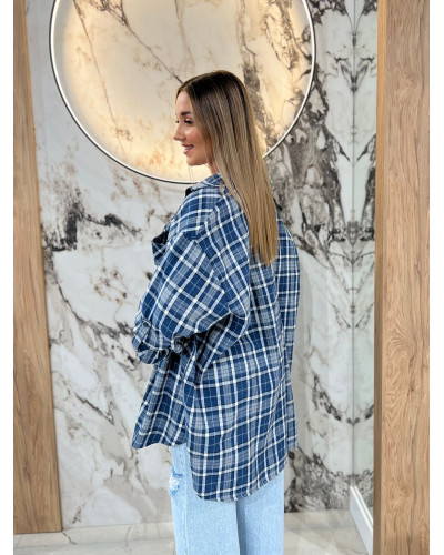 Koszula w kratę By o la la...! denim