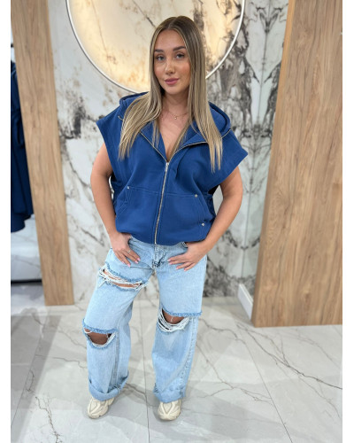 Kamizelka na zamek By o la la...! denim