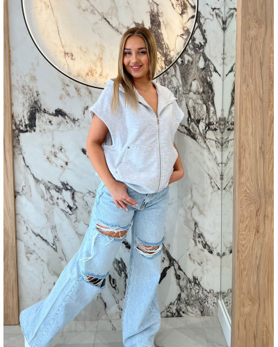 Spodnie jeansowe z dziurami By o la la...!