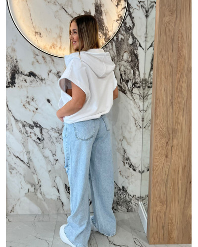 Spodnie jeansowe z dziurami By o la la...!