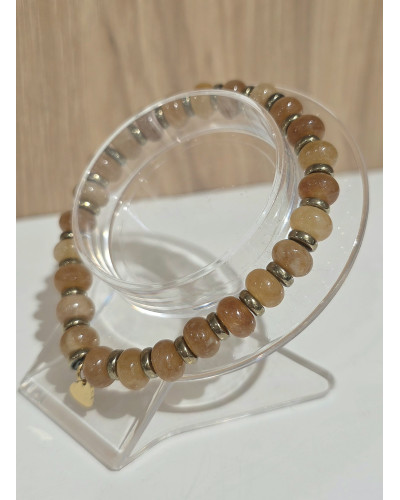 Bransoletka Amber By o la la...! camelowa