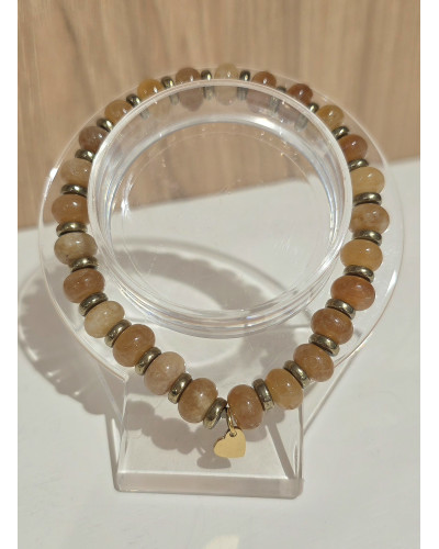 Bransoletka Amber By o la la...! camelowa