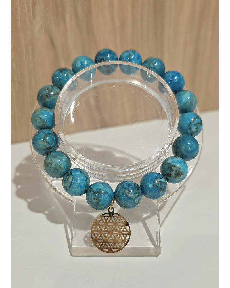 Bransoletka Jaspis By o la la...! turkusowa