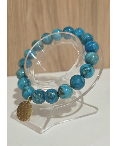 Bransoletka Jaspis By o la la...! turkusowa