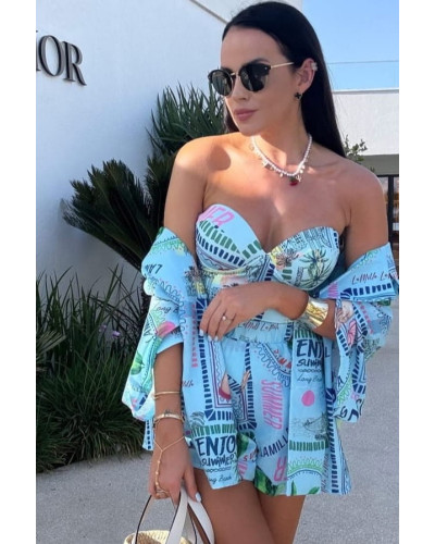 Body z logo La Milla niebieskie