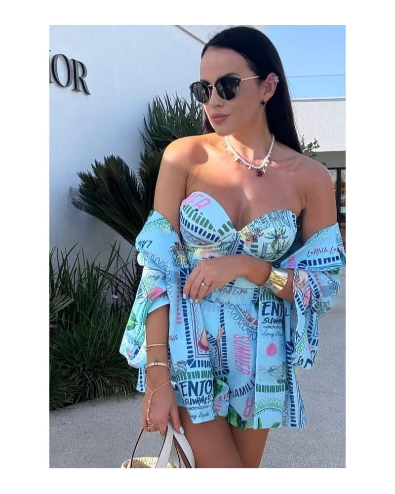 Body z logo La Milla niebieskie