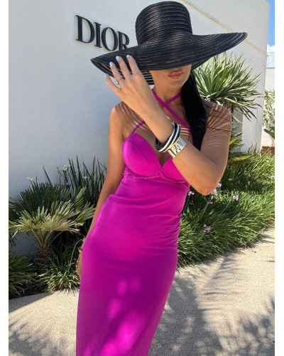 Sukienka maxi La Milla różowa