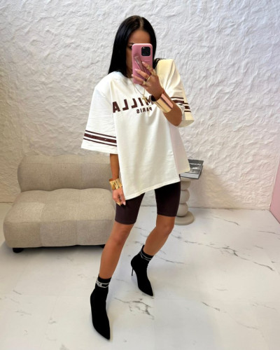 Kolarki prążkowane La Milla czekoladowe