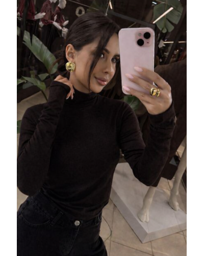 Golf cienki Emo czekoladowy