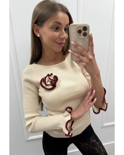 Sweter Giorgia beżowy