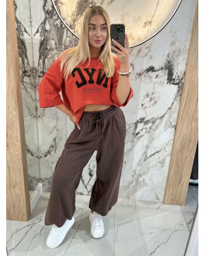 T-shirt NYC By o la la...! terracotta z chocomus