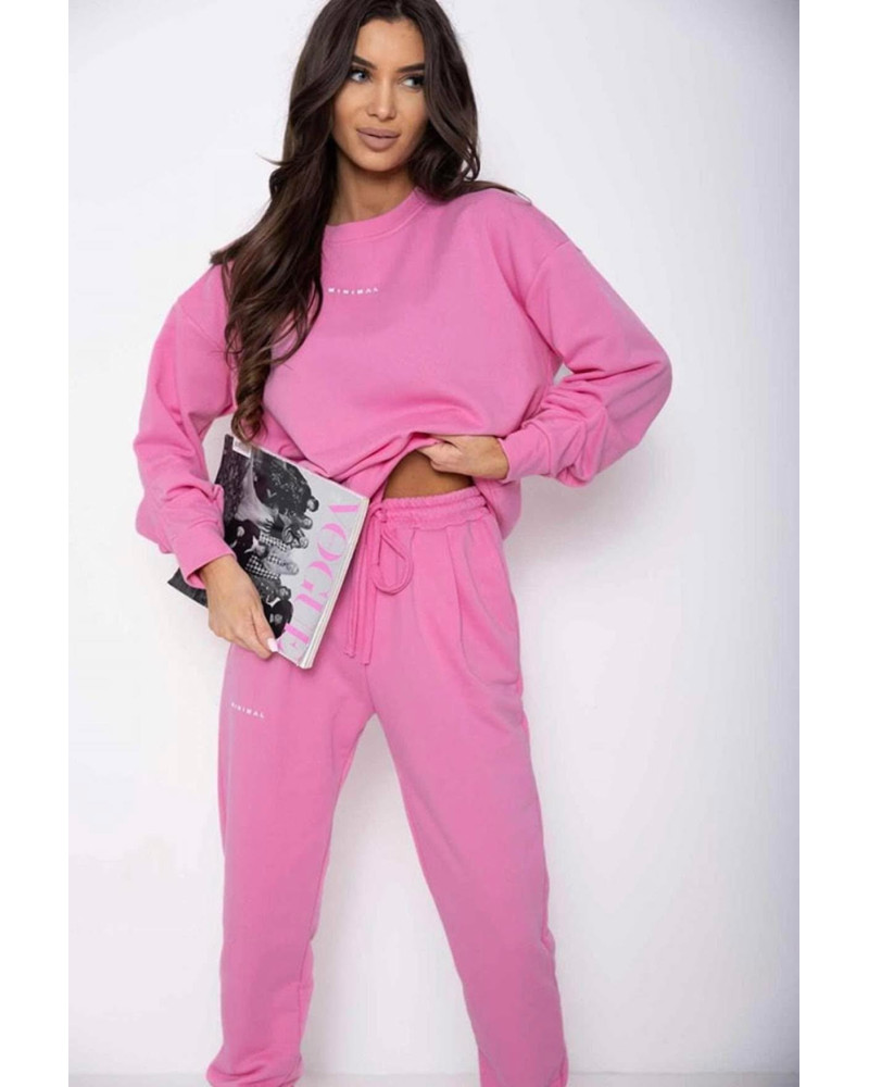 Komplet dresowy MINIMAL różowy