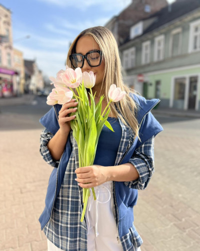 Kamizelka na zamek By o la la...! denim