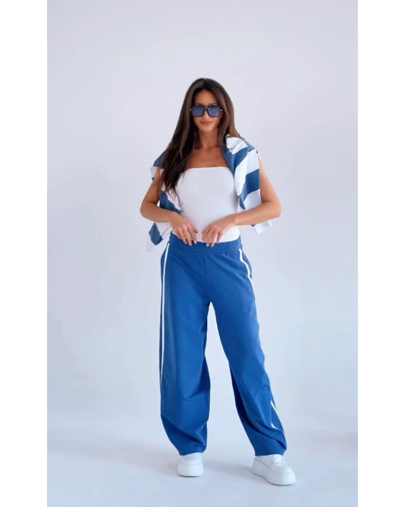 Spodnie dresowe z lampasami By o la la...! denim