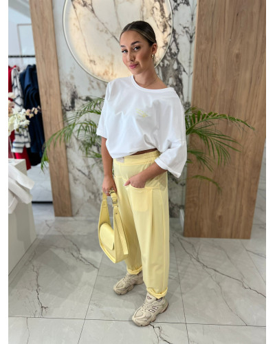 T-shirt z napisem i sercem By o la la...! sunshine