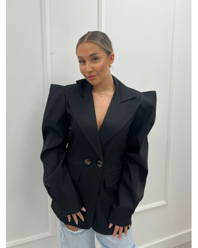 Marynarka taliowana La Milla czarna