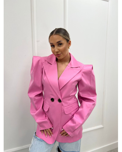 Marynarka taliowana La Milla różowa