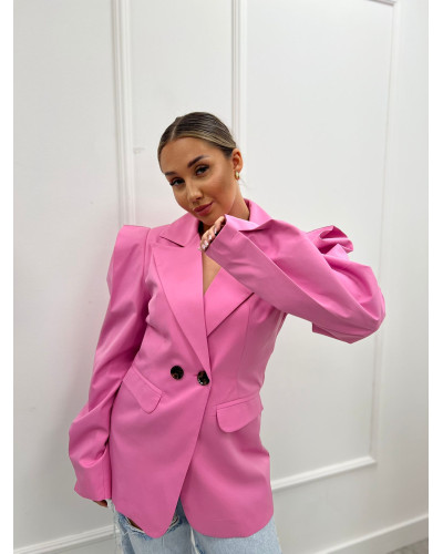 Marynarka taliowana La Milla różowa