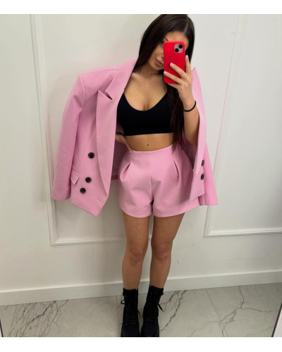 Spodenki materiałowe motylki La Milla różowe