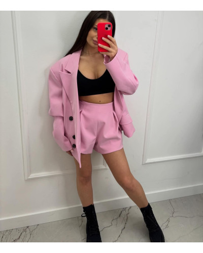 Spodenki materiałowe motylki La Milla różowe