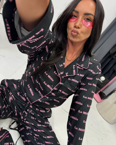 Piżama La Milla czarna