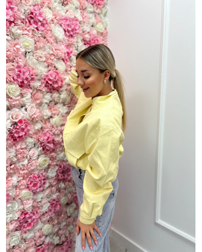 Bomberka ze ściągaczem bananowa